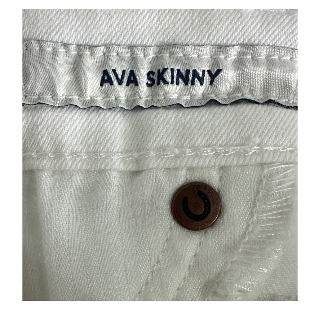 Lucky Brand Ava Skinny Jeans Mid Rise Denim Size 14/32 Womens - Picture 8 of 11